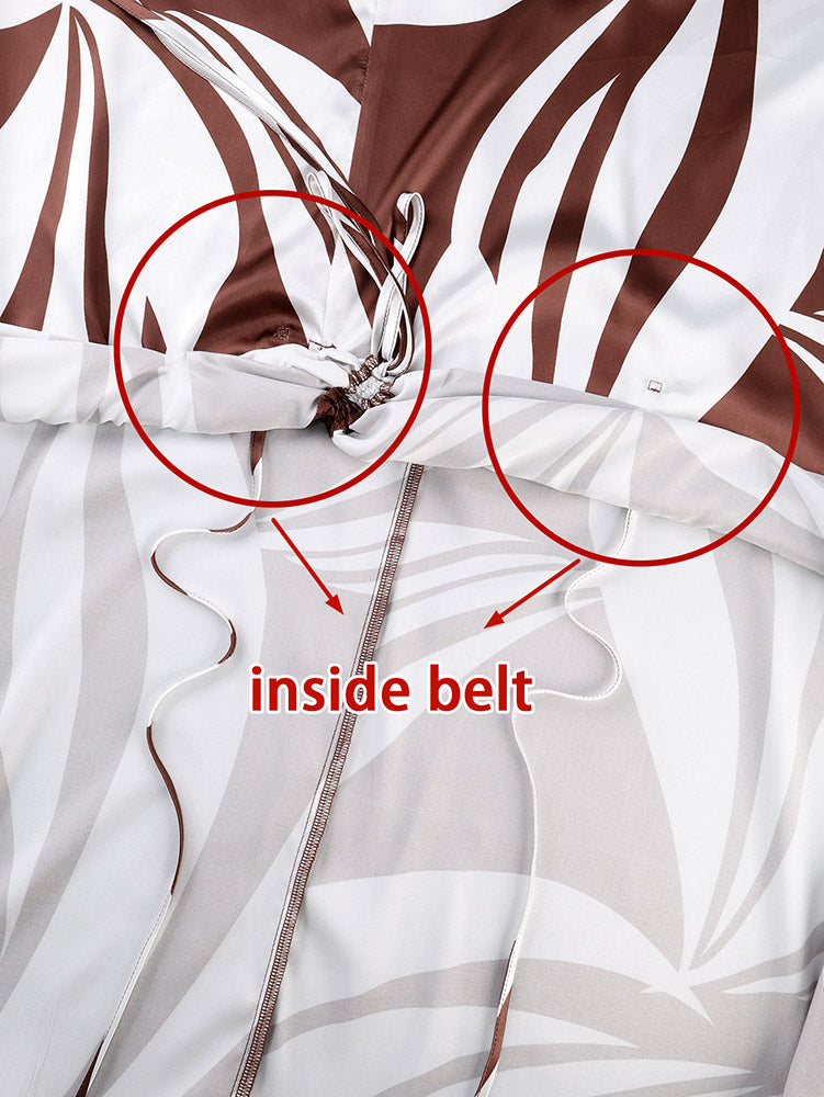 AOMEIDRESS Two Piece Sets Loose Tops Blouses String High Waist Pants