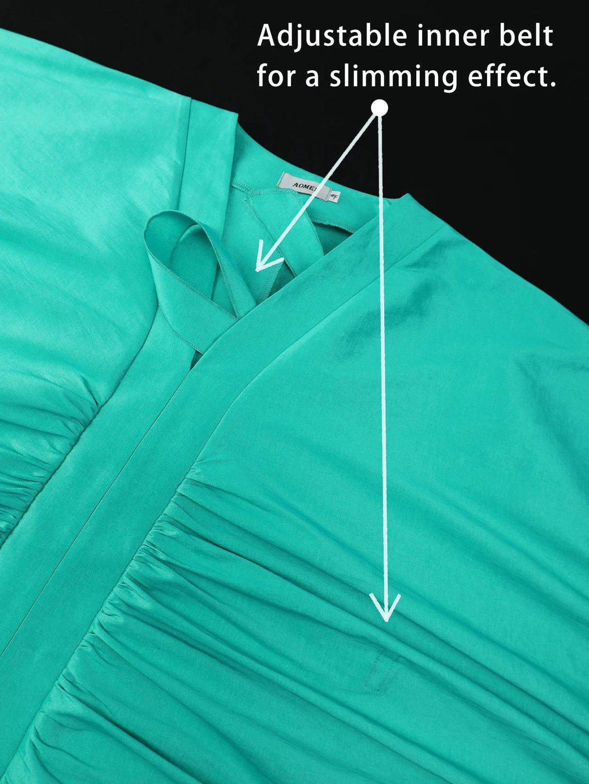 Elegant Women Long Boubou Dresses Pleated Evening V Neck Lantern Sleeve African