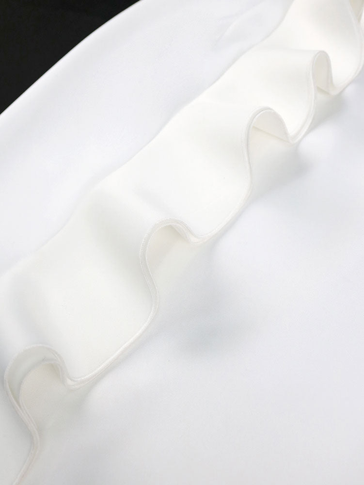 AOMEIDRESS Sexy Halter Bodycon Dress Ruffles for Event Party Weddings