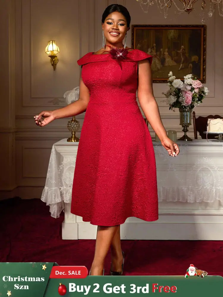 Perfect for mommy and me Easter dresses mothers day outfits and plus size 50s dresses this A line boat neck design flatters every curve with retro charm