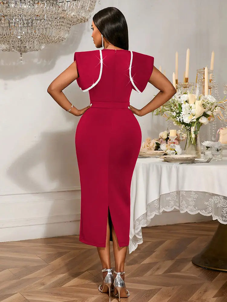 AOMEIDRESS Bodycon Sequins Dress for Wedding Guest Party Christmas