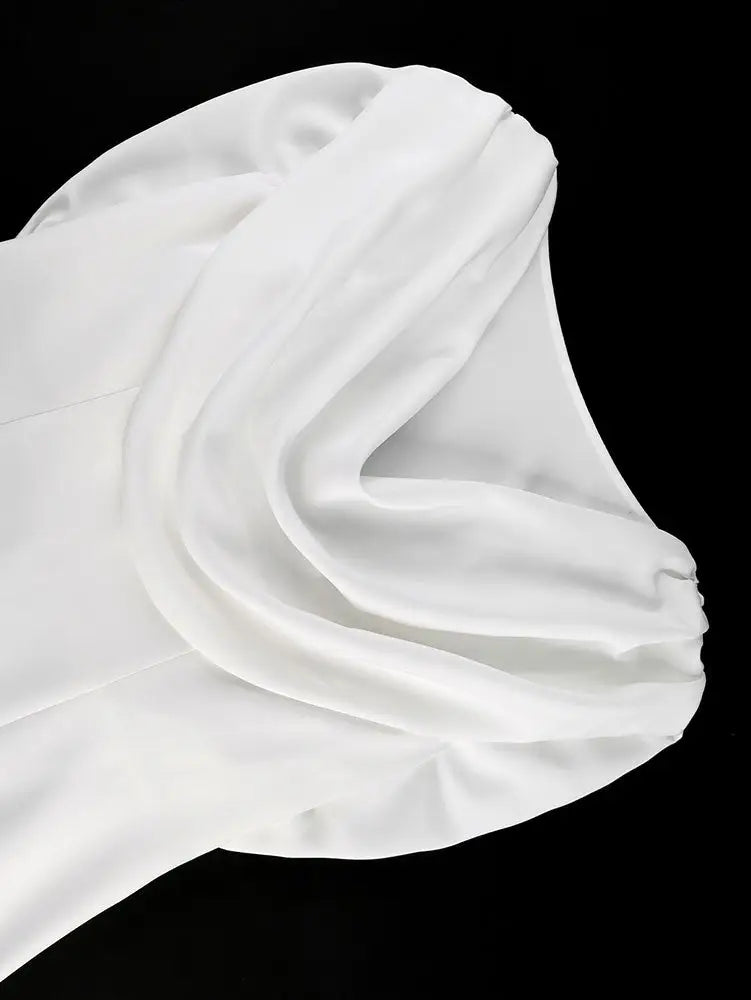 AOMEIDRESS Chic Backless Mini Dress Swinging Neck Bodycon Gowns