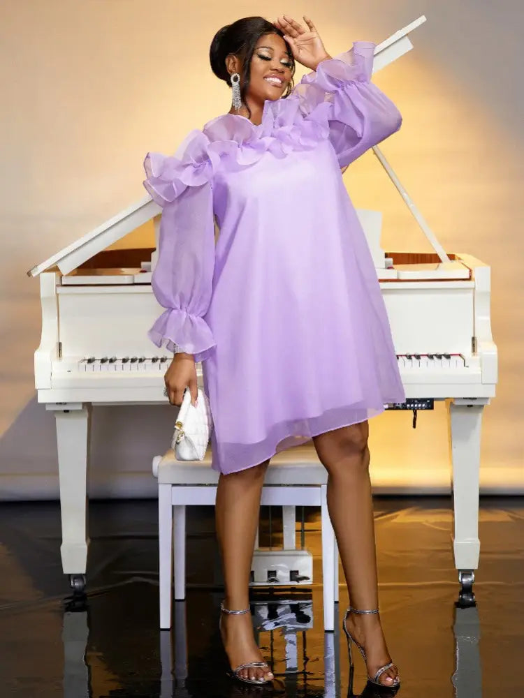 Flare Sleeve Type is Fit for Birthday Party or Wedding, Creating a Happy Atmosphere