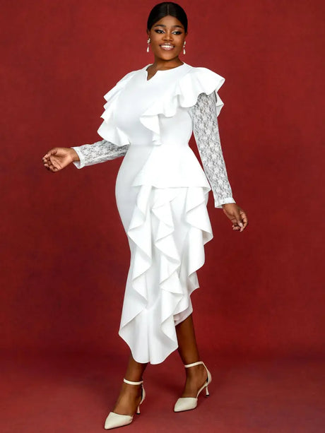 This elegant piece is perfect for long sleeve wedding guest dresses or a dress for wedding reception ideal as semi formal dresses for wedding occasions