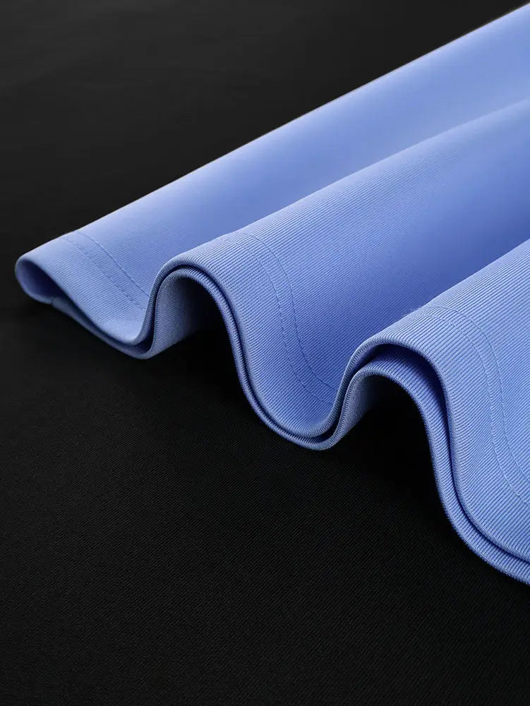 AOMEIDRESS Elegant Bodycon Dress Long Sleeve Sequin Peplum Hem Gowns