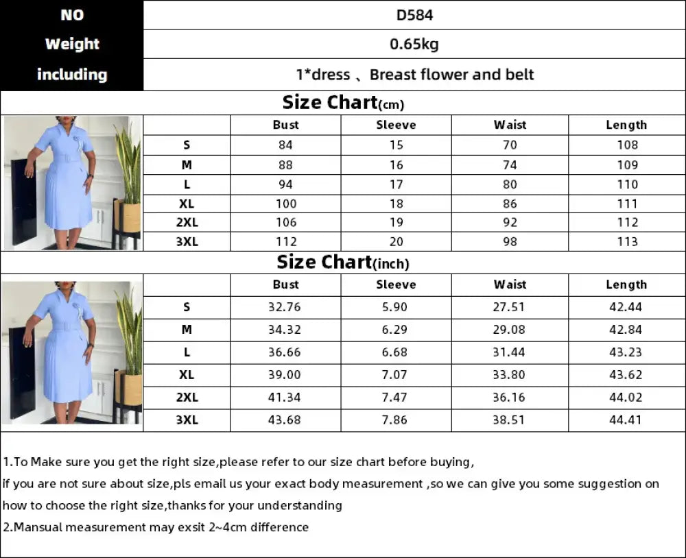 AOMEIDRESS Elegant Dresses V Neck Short Sleeves Pleated Belt 3D Flowers