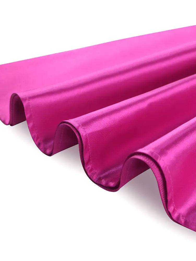 AOMEIDRESS Elegant Jacquard A Line Wedding Guest Dress Puff Sleeve