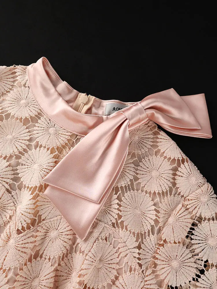 AOMEIDRESS Elegant Lace Mermaid Dress High Waist Bodycon Party Gowns