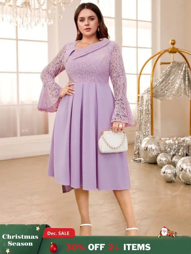 asymmetrical neck midi dresses for women