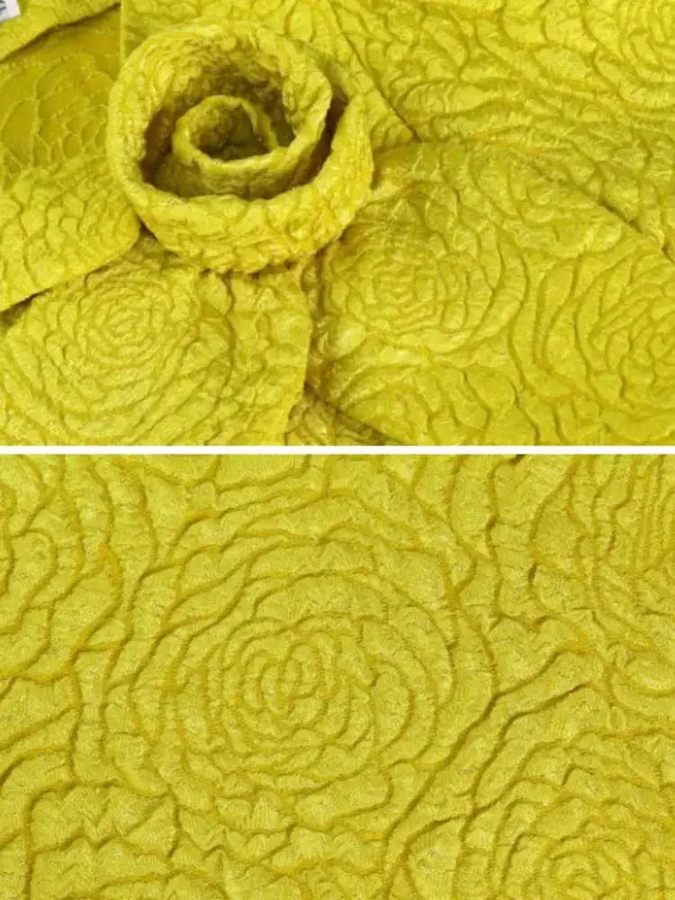 AOMEIDRESS Elegant Wedding Guest Dresses Jacquard A Line 3D Flower