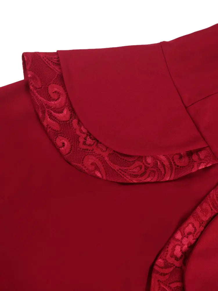 AOMEIDRESS Mothers Day Elegant Long Sleeve Lace Dress