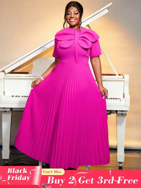 rose o neck short sleeve dresses for women