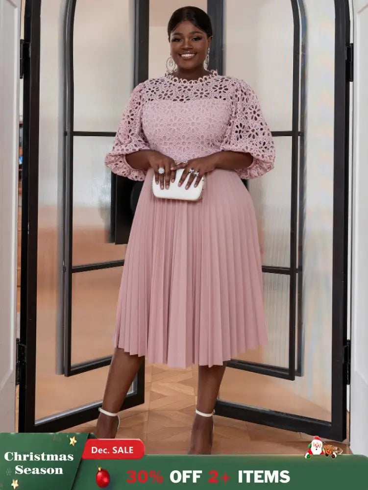 fahion evening party pleated dress