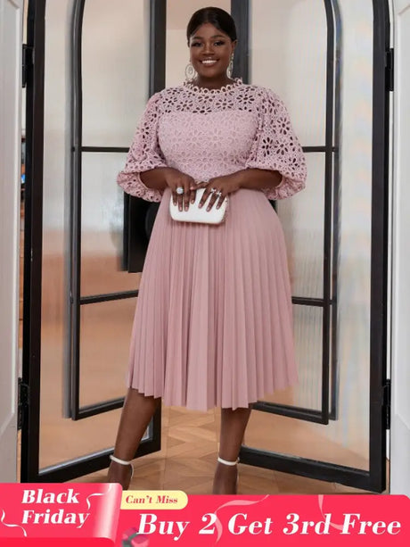 fahion evening party pleated dress