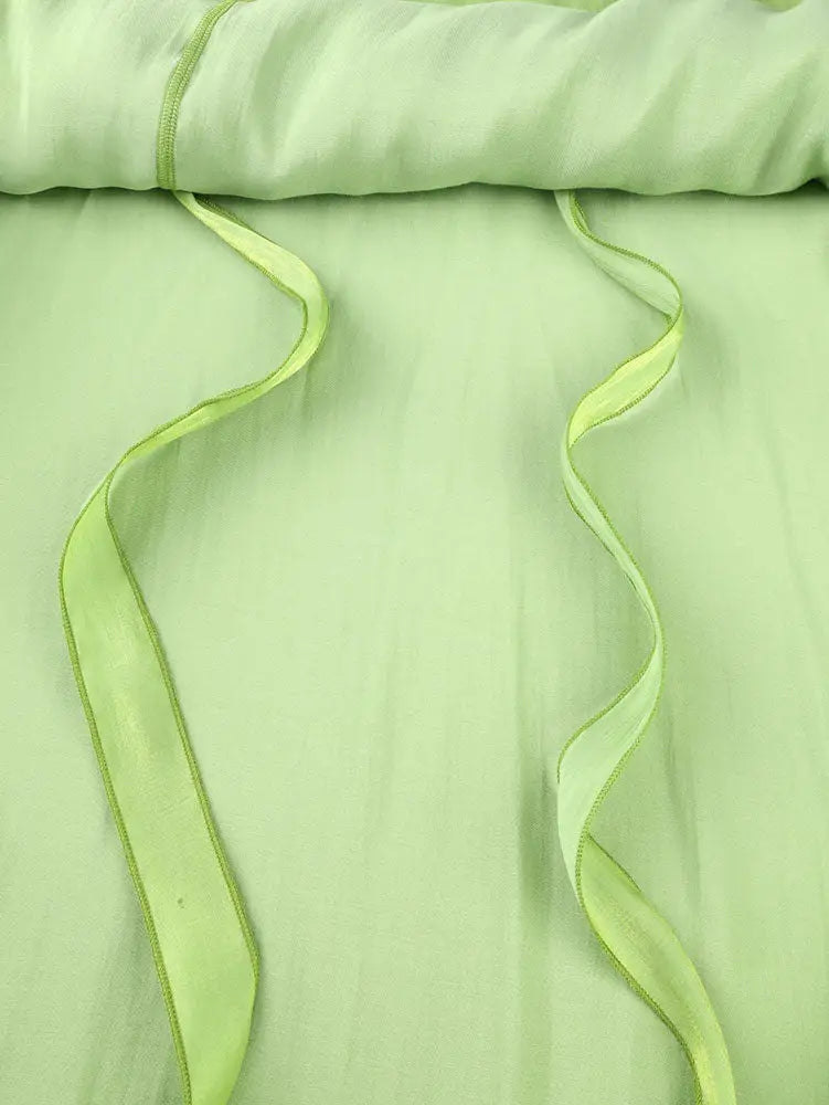 AOMEIDRESS Shiny Kaftan Bubu Dress V Neck Loose African Party Gowns MustardGreen / One Size