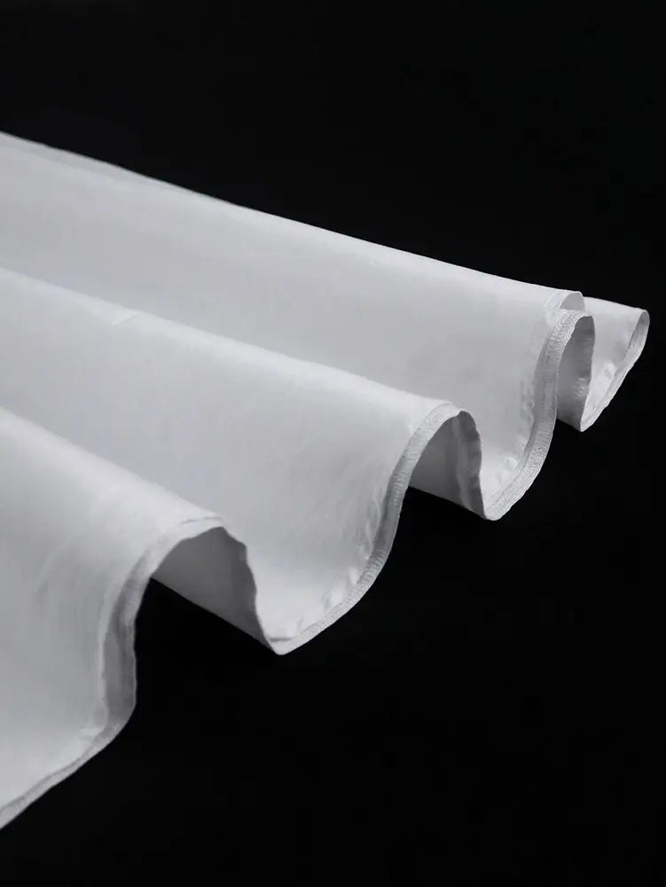 AOMEIDRESS White Bridal Shower Outfits A Line Maxi Dresses With 3D Bow