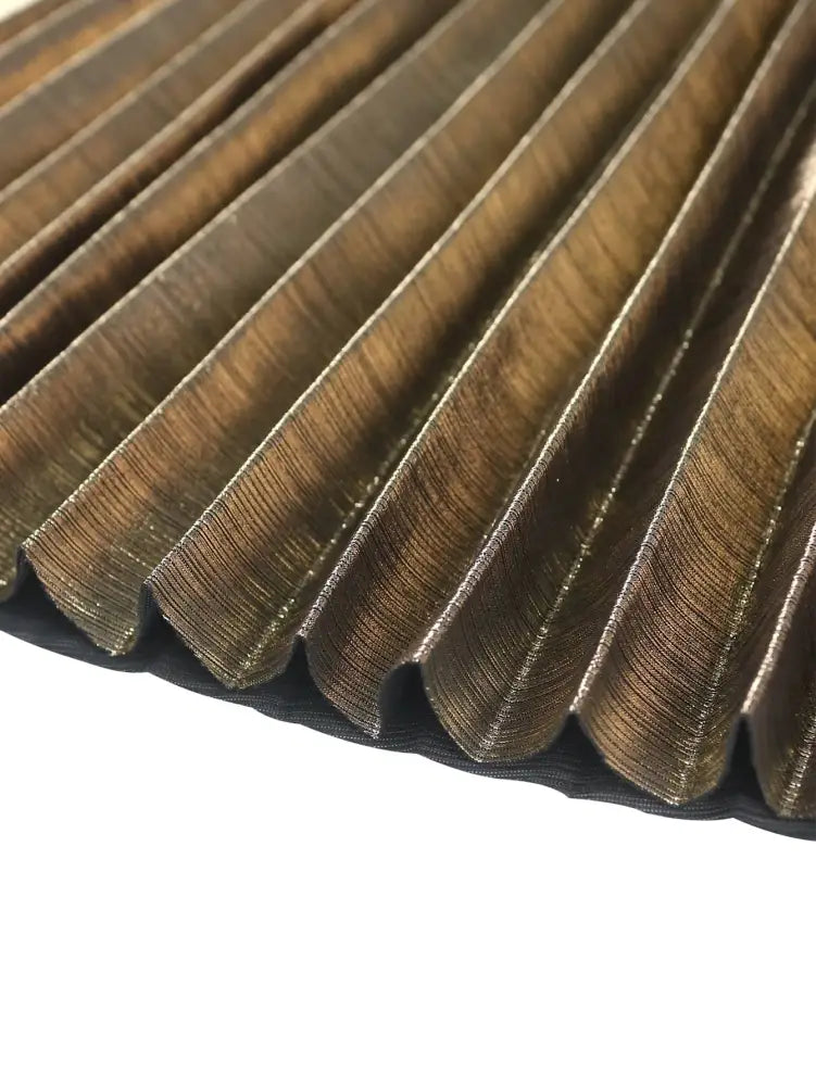 Women Black Top And Gold Long Pleated Skirt Sets Off Shoulder Split Shirt High Waist A-Line Skirts Two Pieces Set Plus Size 4XL