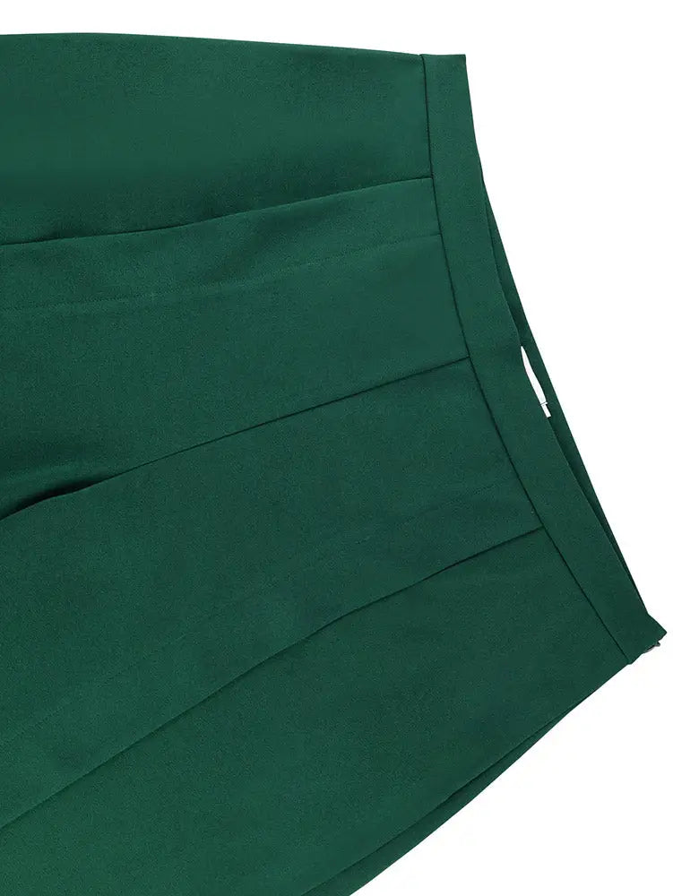 AOMEIDRESS Women Two Piece Set Button V Neck Sleeveless Long Pants