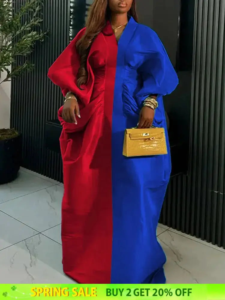 Shiny Bubu Dresses African Women Traditional Africa Clothing Long Loose