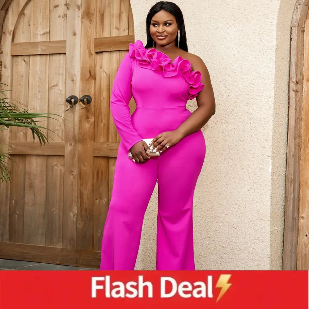Women Elegant One Shoulder Jumpsuits For 2023