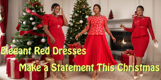 Elegant Red Dresses: Make a Statement This Christmas