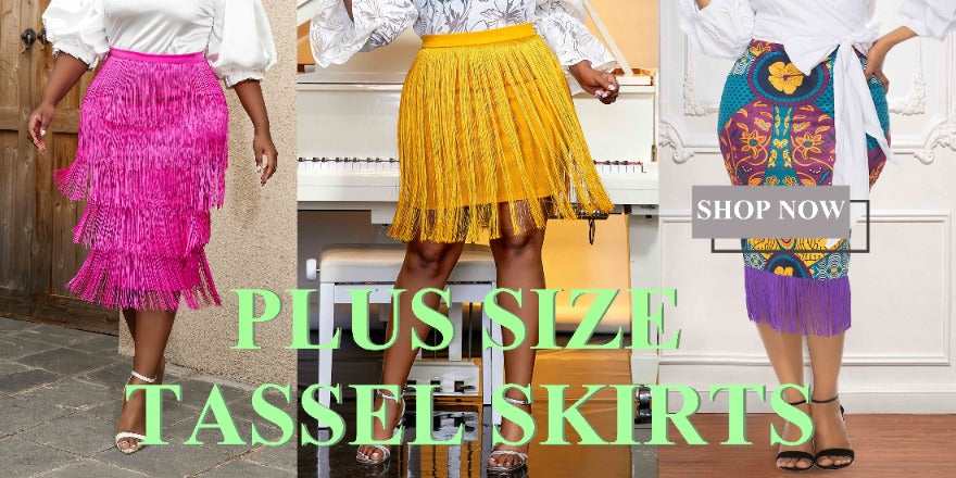 Street Style and Plus Size Tassel Skirt: Crafting Modern Urban Fashion