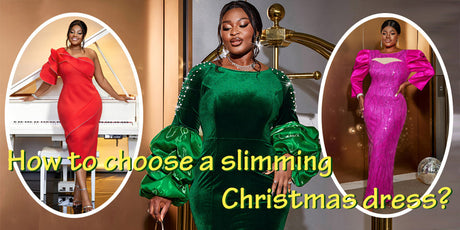 How to choose a slimming Christmas dress?