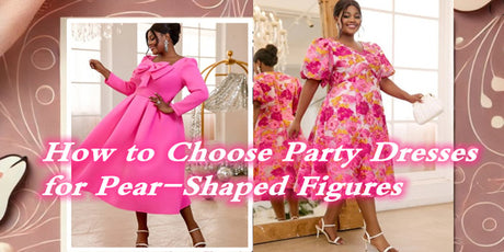 How to Choose Party Dresses for Pear-Shaped Figures