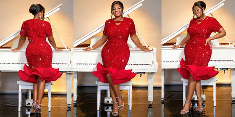 Bold and Beautiful: Styling Red Sequin Dresses with Statement Jewelry