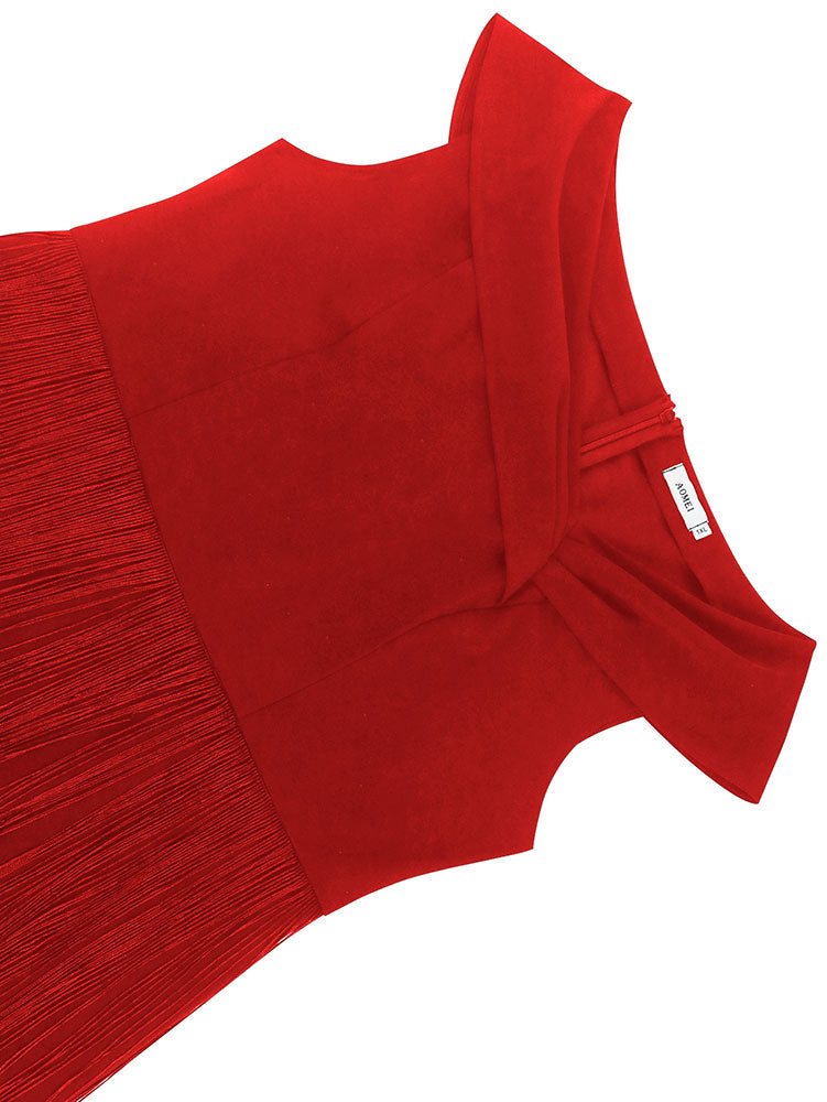 AOMEIDRESS Fringe Dresses for Women Deep V Neck Sexy Party Dress