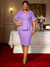 AOMEIDRESS First Lady Church Dresses Peplum Tops  for Women Formal
