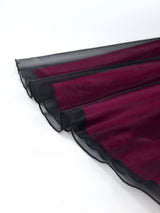 AOMEIDRESS Elegant Colorblock A Line Party Dress V Neck Waist Belt