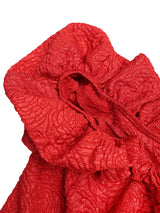 AOMEIDRESS Off Shoulder A Line Dress Puff Sleeve 3D Ruffles for Party