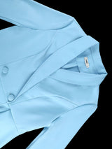 AOMEIDRESS Elegant OfficeTwo Piece Set Peplum Blazer Pencil Skirt