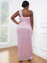 One Shoulder Long Dress is Elegant and Draping