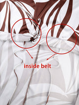 AOMEIDRESS Two Piece Sets Loose Tops Blouses String High Waist Pants