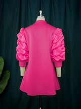 Plus Size Mini Dresses Loose Casual Ladies