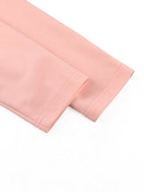 AOMEIDRESS A Line Pleated Dress Square Collar Sleeveless Ruffles