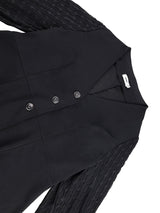 AOMEIDRESS Elegant Two Piece Set V Neck Top Wide Leg Pant Business