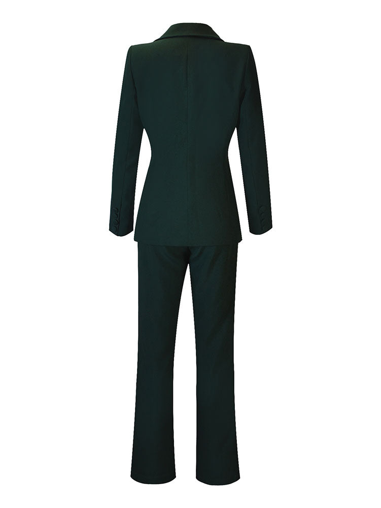 AOMEIDRESS Office Women Suit Vest Blazer and Trousers Business Outfit