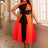 Bow-knot decor party dress for women