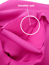 AOMEIDRESS Stylish Blazer Shawl Lapel Long Sleeve Single Breasted