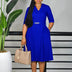 Classy Women Church Dresses Elegant A Line with Waist Belt Modest