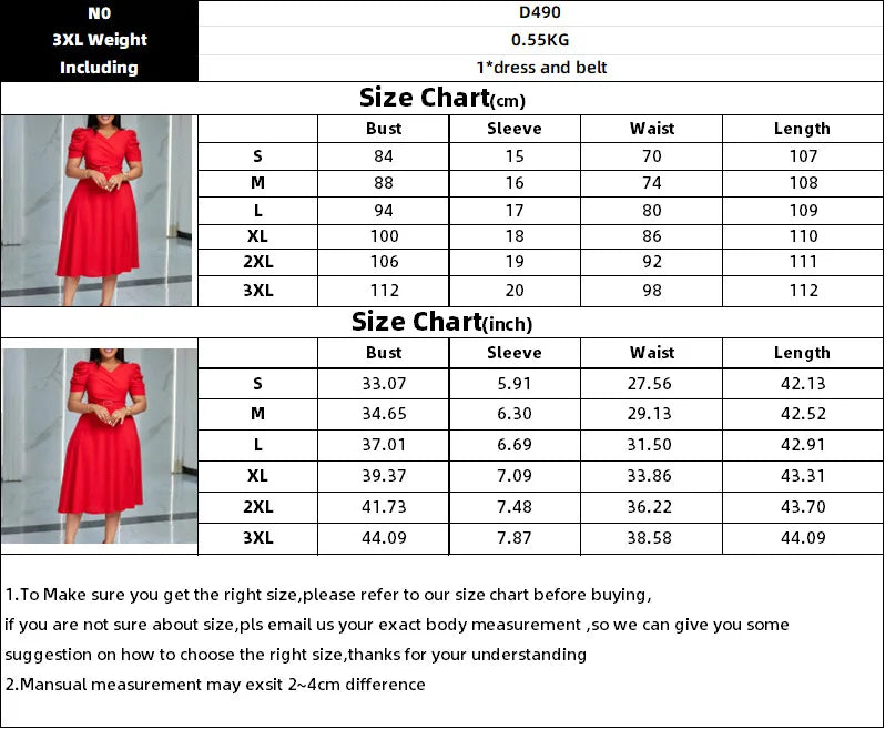 Women Pleated A Line Dresses V Neck Short Sleeves Classy Elegant Office