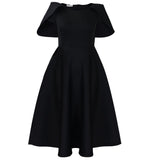 Women Party Dress A Line Cloak Sleeves Event Occasion Female Birthday Wedding Guest