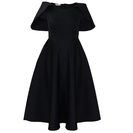 Women Party Dress A Line Cloak Sleeves Event Occasion Female Birthday Wedding Guest