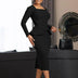Ladies Dresses for Church Women Elegant Modest Square Collar