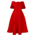 Women Party Dress A Line Cloak Sleeves Event Occasion Female Birthday Wedding Guest