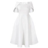 Women Party Dress A Line Cloak Sleeves Event Occasion Female Birthday Wedding Guest