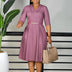 Classy Women Church Dresses Elegant A Line with Waist Belt Modest